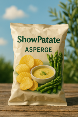 Chips ShowPatate saveur Crème d'Asperge